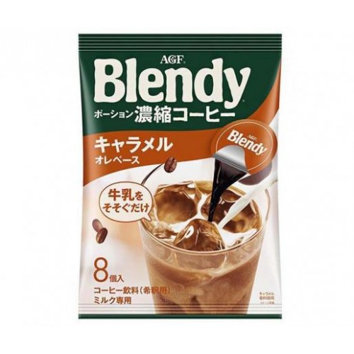 AGF Blendy 浓缩咖啡胶囊-深度烘焙 焦糖味 18g*8个入